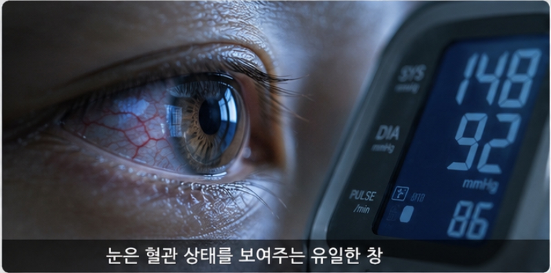 눈은 혈압의 거울 &mdash; 전신 혈관 상태를 들여다보는 유일한 창