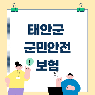태안군 군민안전보험
