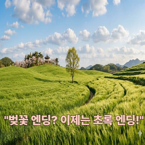 벚꽃 지면 여기! 초록 물결 일렁이는 전국 청보리 축제 총정리