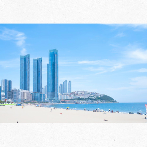 부산 해운대 전경 뷰