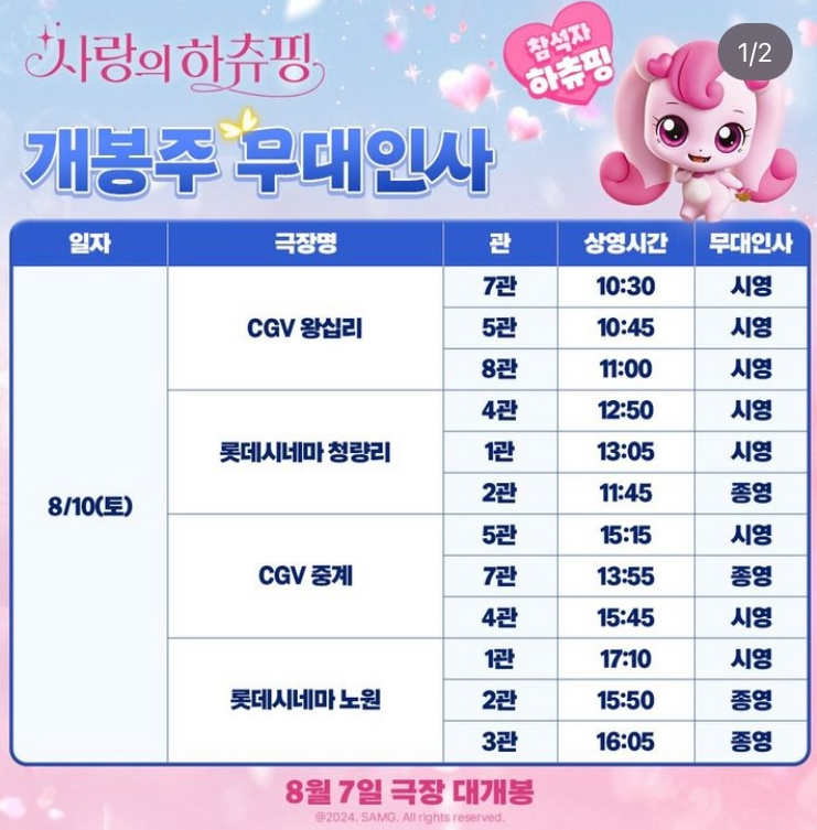 사랑의 하츄핑 정보