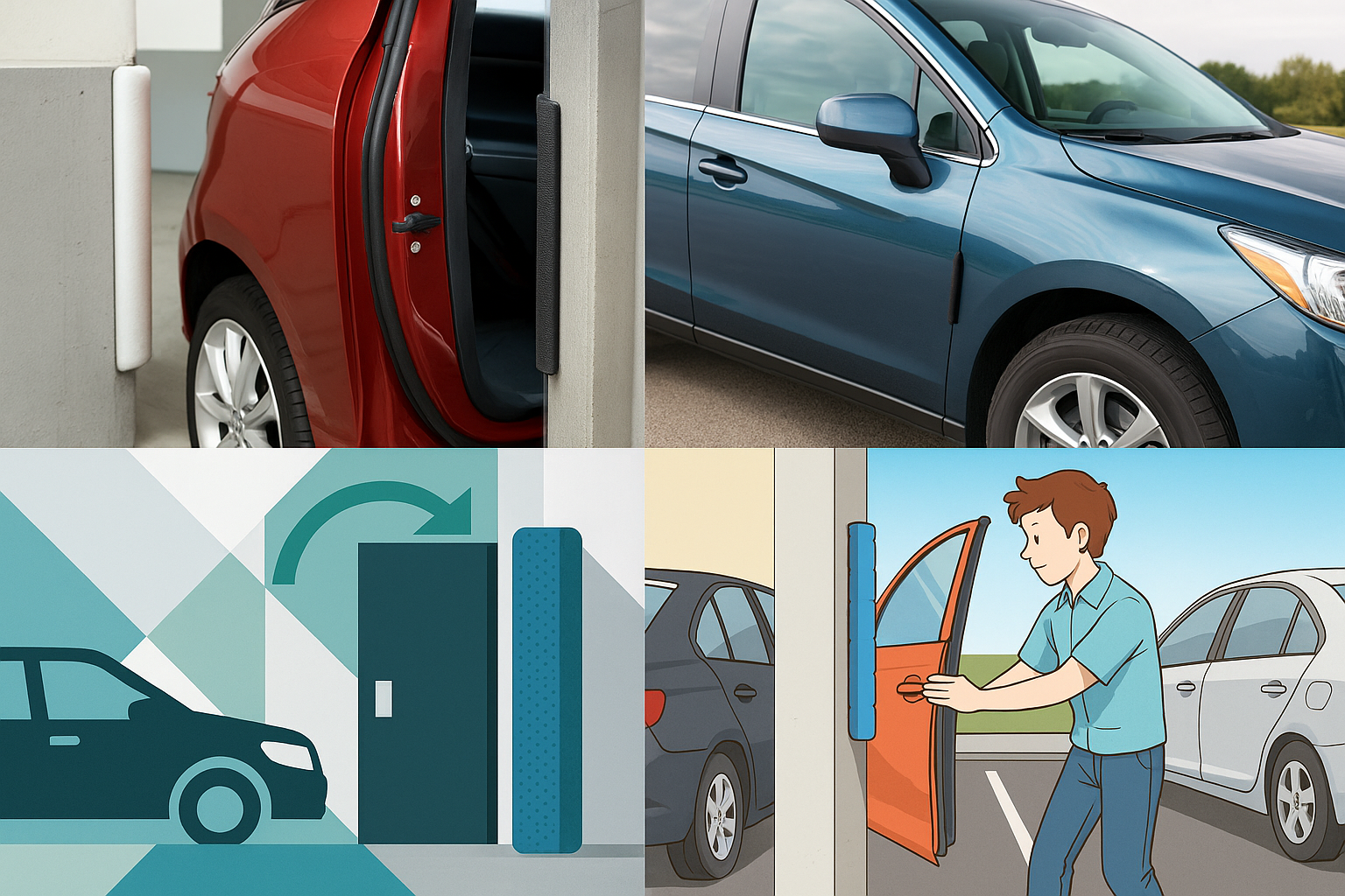 차량 도어 손상 예방 꿀팁 문콕 방지와 안전을 위한 노하우