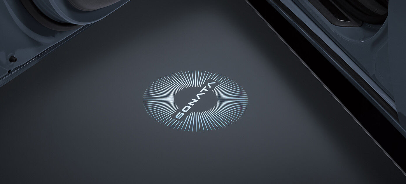 쏘나타 하이브리드 도어램프