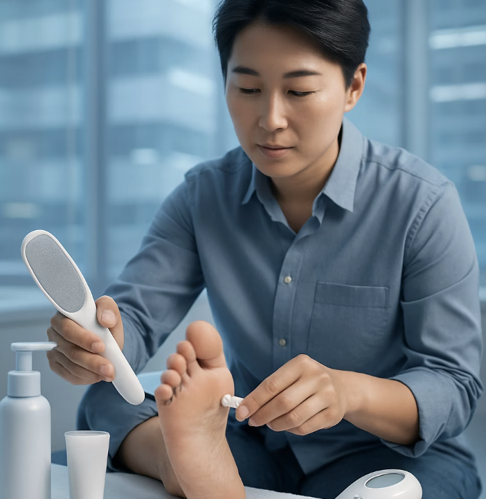 결국&amp;#44; 매일의 작은 관심이 발을 지킵니다