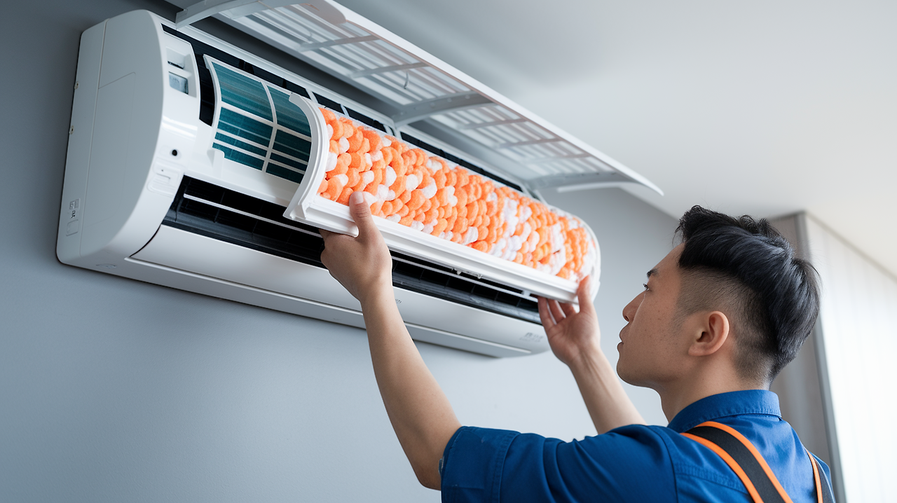 에어컨 필터 분리