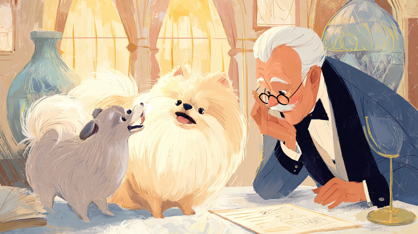 포메라니안 순종 구별법