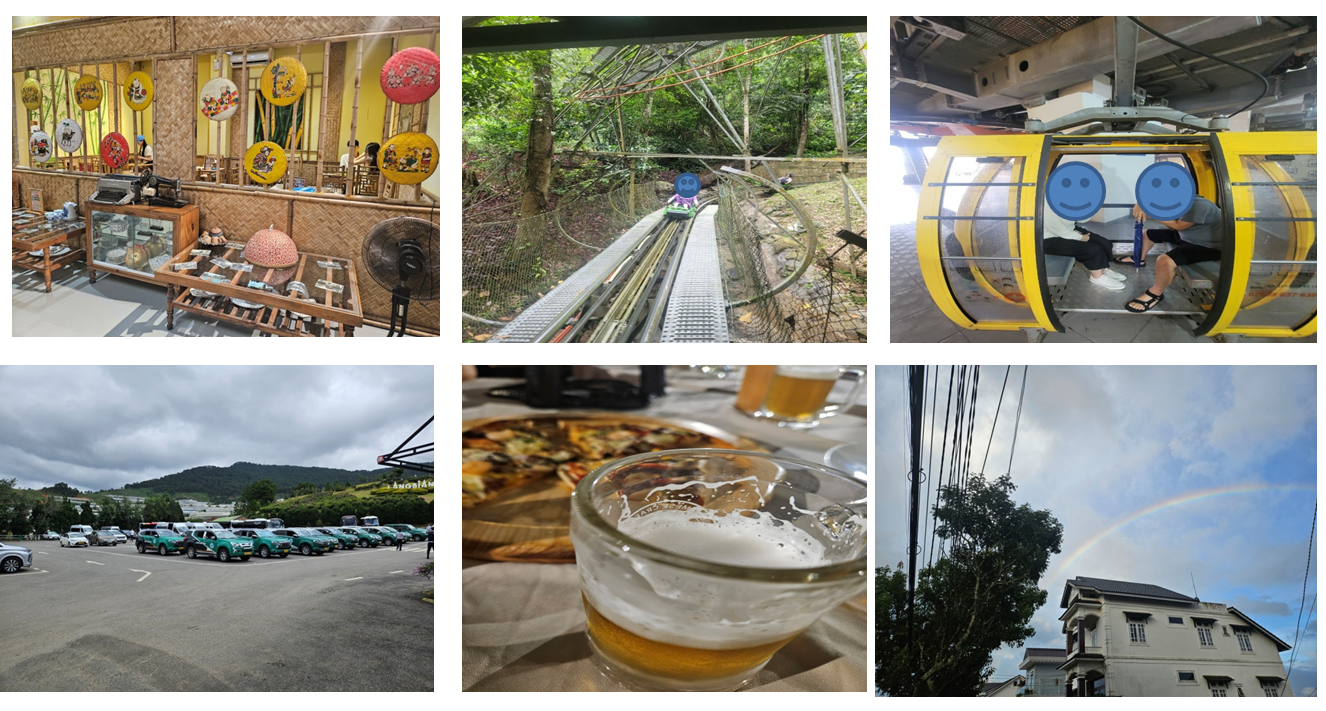 분짜, 랑비앙 정상, 케이블카