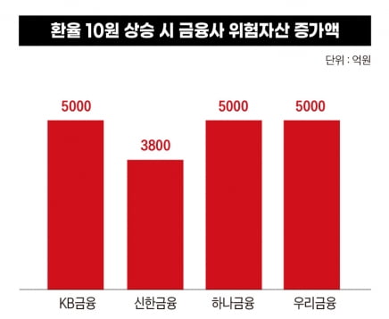 금융사 위험자산 증가액