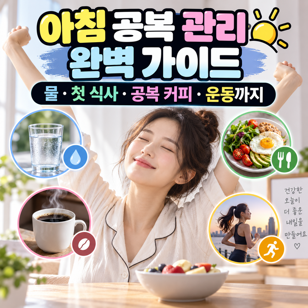 아침 공복 관리
