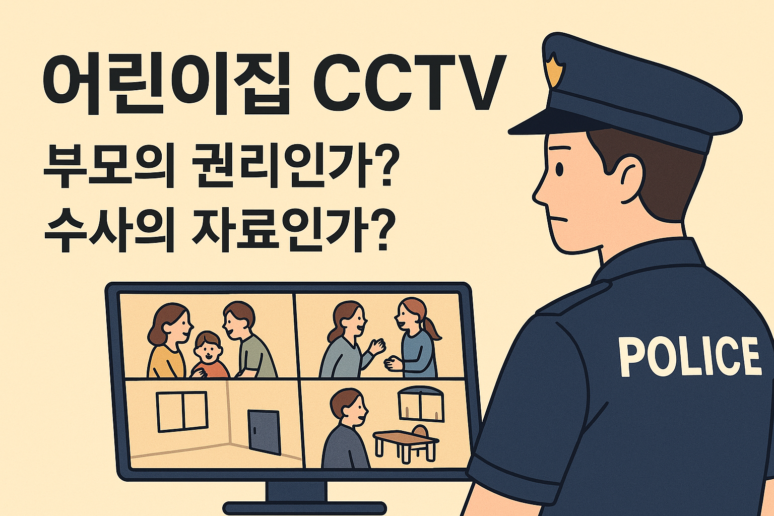 부모의 권리/ 수사의 자료? 어린이집 cctv