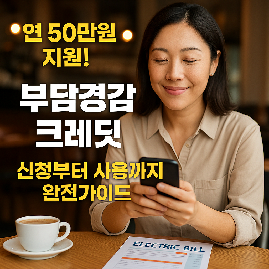 소상공인 부담경감 크레딧 50만원 완전 가이드
