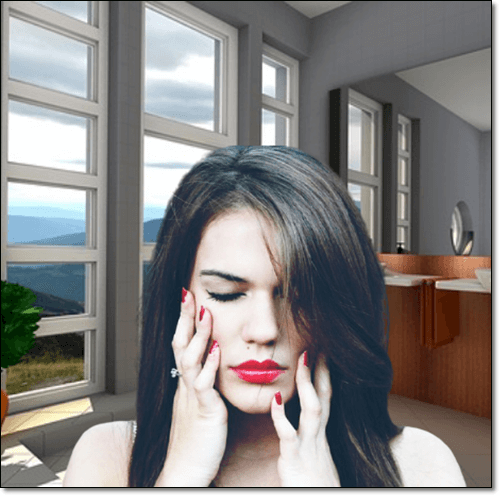 여성 치통 환자