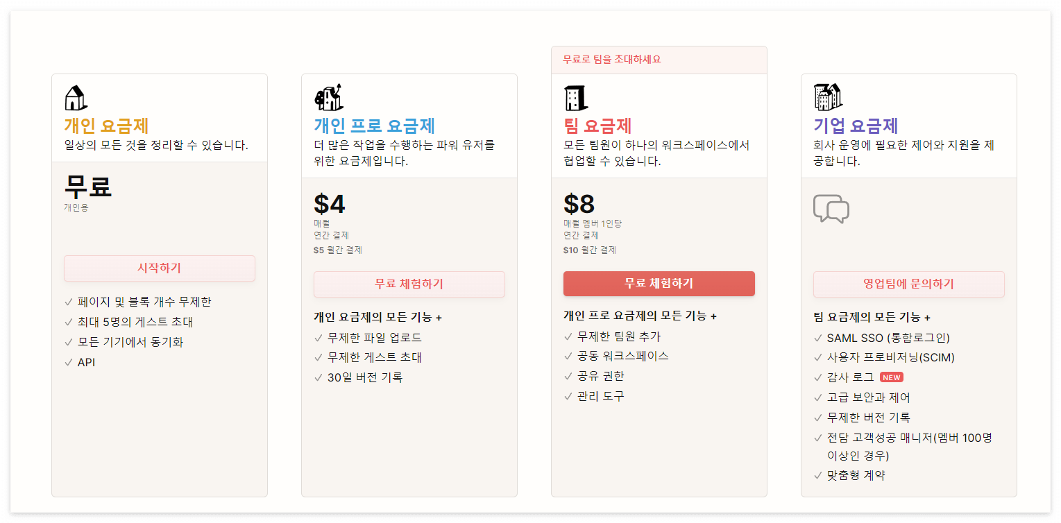 노션 기능