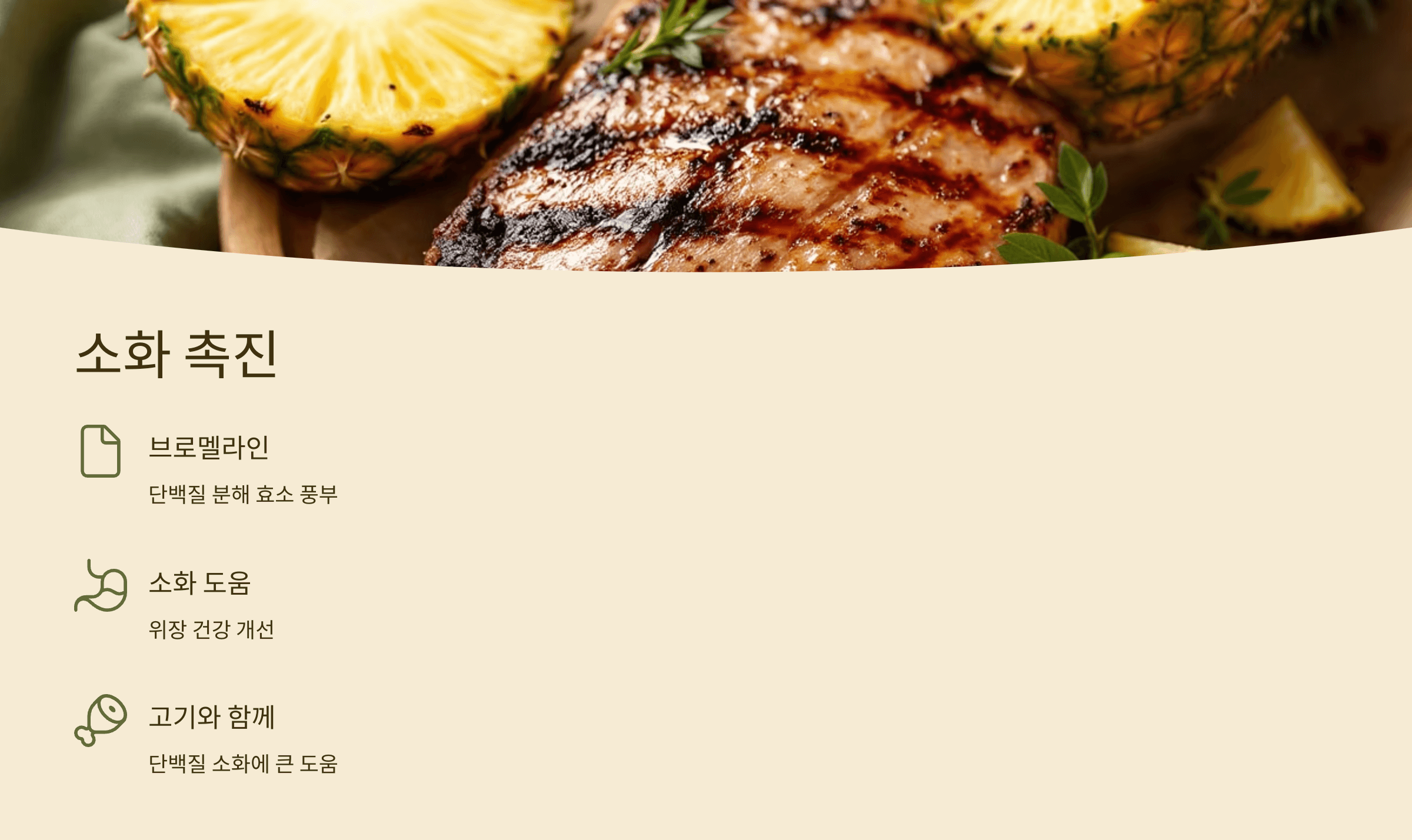 파인애플 사진입니다.