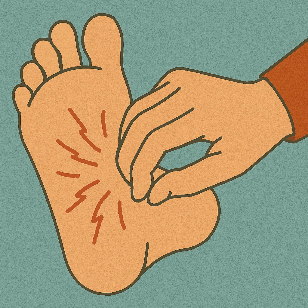 발바닥을-긁으며-가려움을-호소하는-일러스트