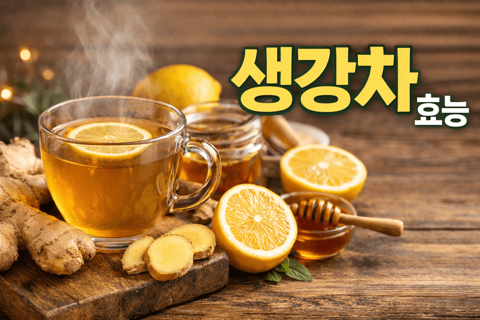 생강차 효능 총정리: 하루 한 잔으로 몸이 달라지는 놀라운 변화