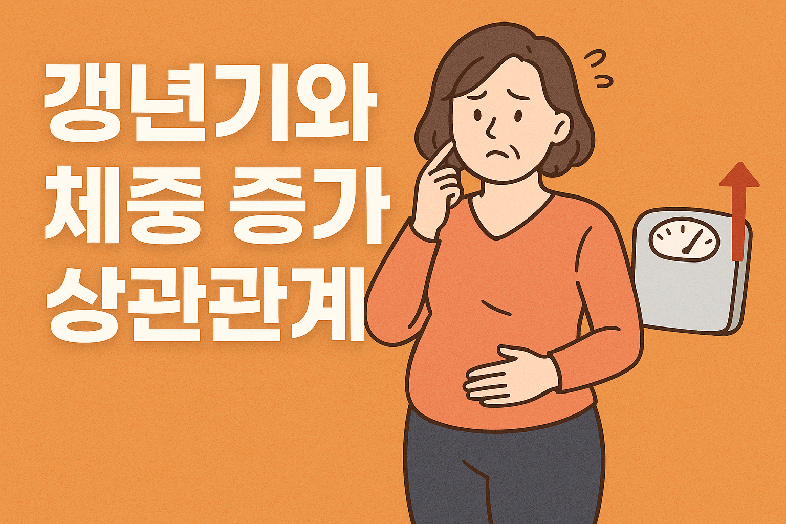 갱년기와 체중 증가의 상관관계