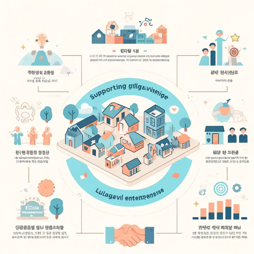 마을기업 관련 사진