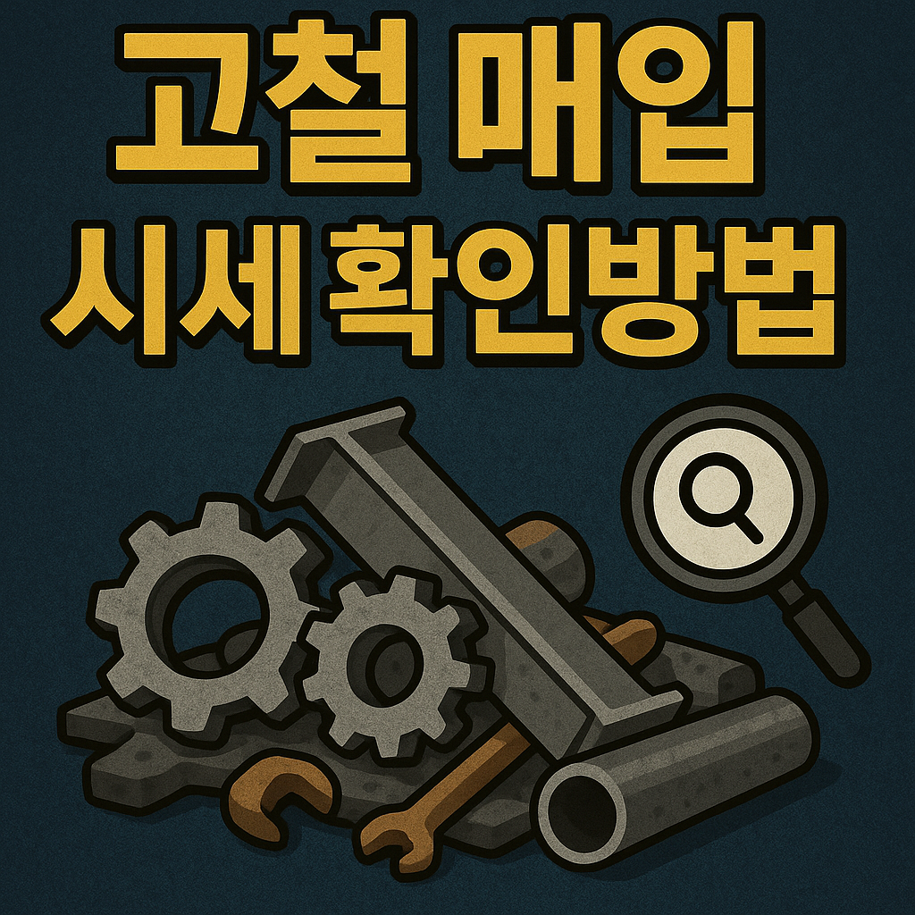 고철 매입 시세 실시간 확인