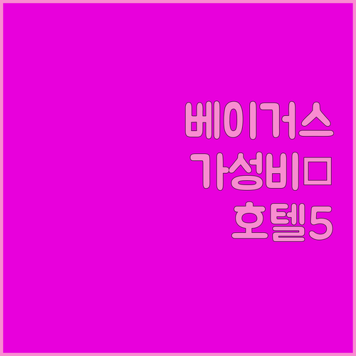 라스베이거스 가성비 숙소 추천 위치 ..