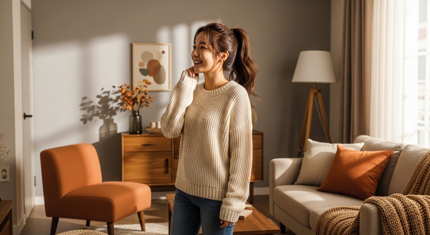 얇은 가디건, 트렌치코트, 후드티셔츠, 데님팬츠, 슬랙스