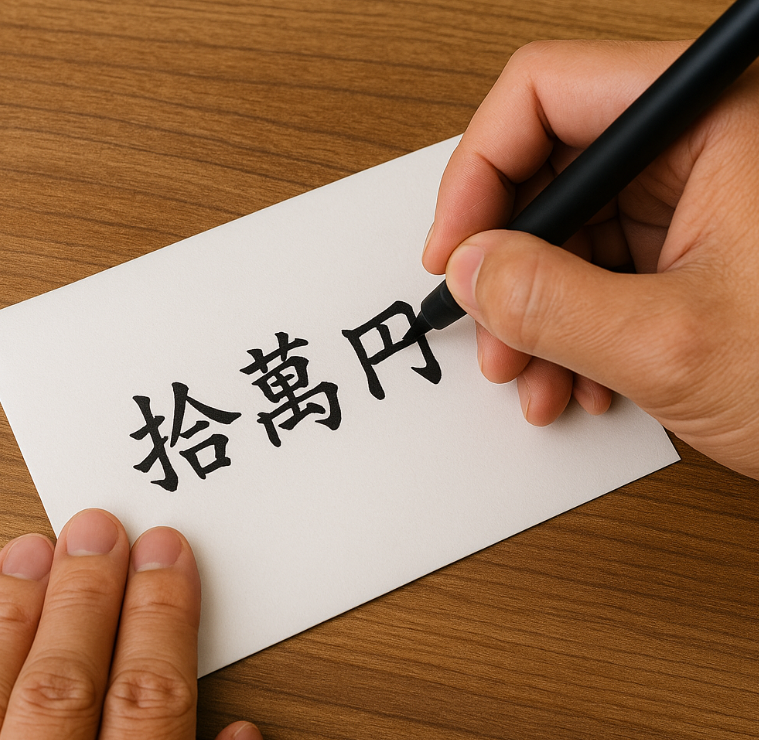 축의금 봉투 쓰는 방법