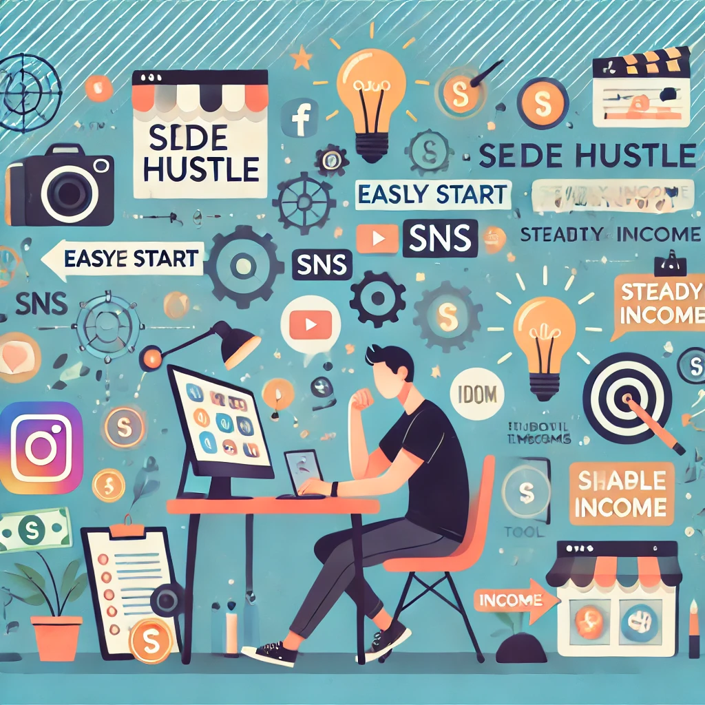 초보 부업 성공 비법 (쉬운시작, 소득창출, SNS활용)