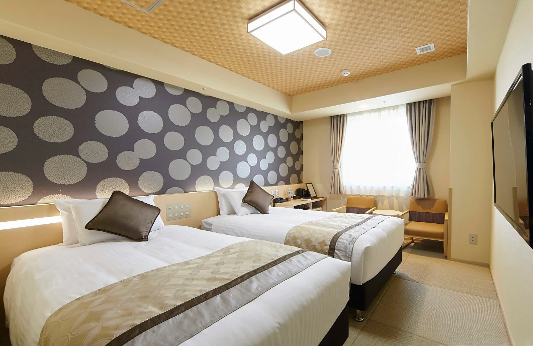 오사카 히노데 호텔 객실 - 트리플 트윈룸
