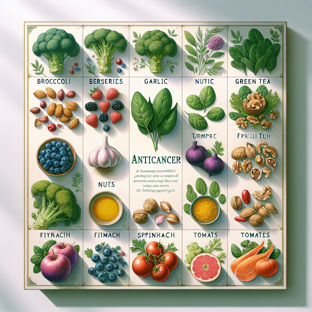 항암 성분이 들어간 음식 9가지: 자연스럽게 암 위험을 낮추는 방법