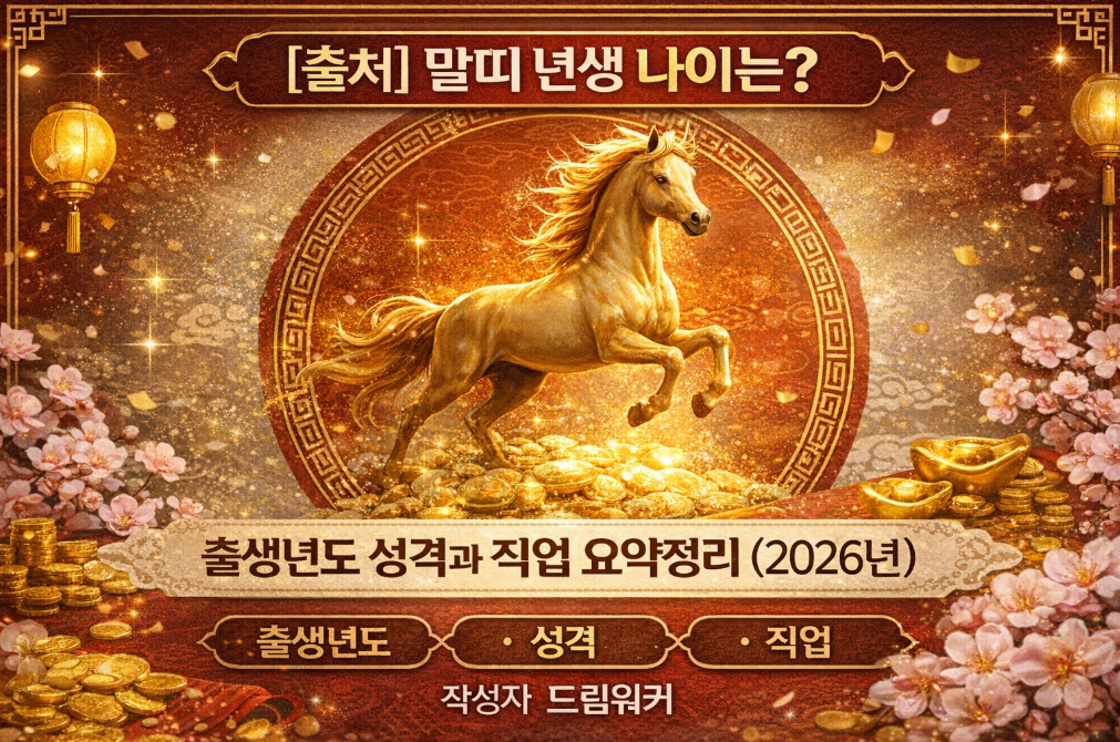 2026년 말띠 나이와 성격 완벽 분석