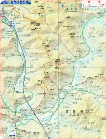 경북 청도 오례산