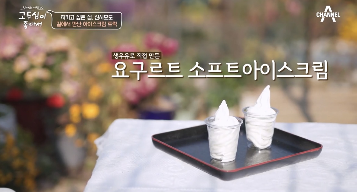 고두심이좋아서-신도-소프트아이스크림-사진