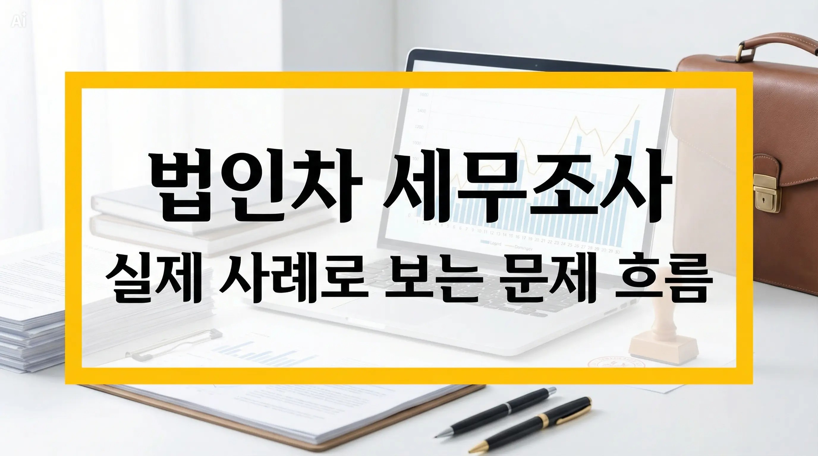 법인차 세무조사 실제 사례로 보는 문제 흐름