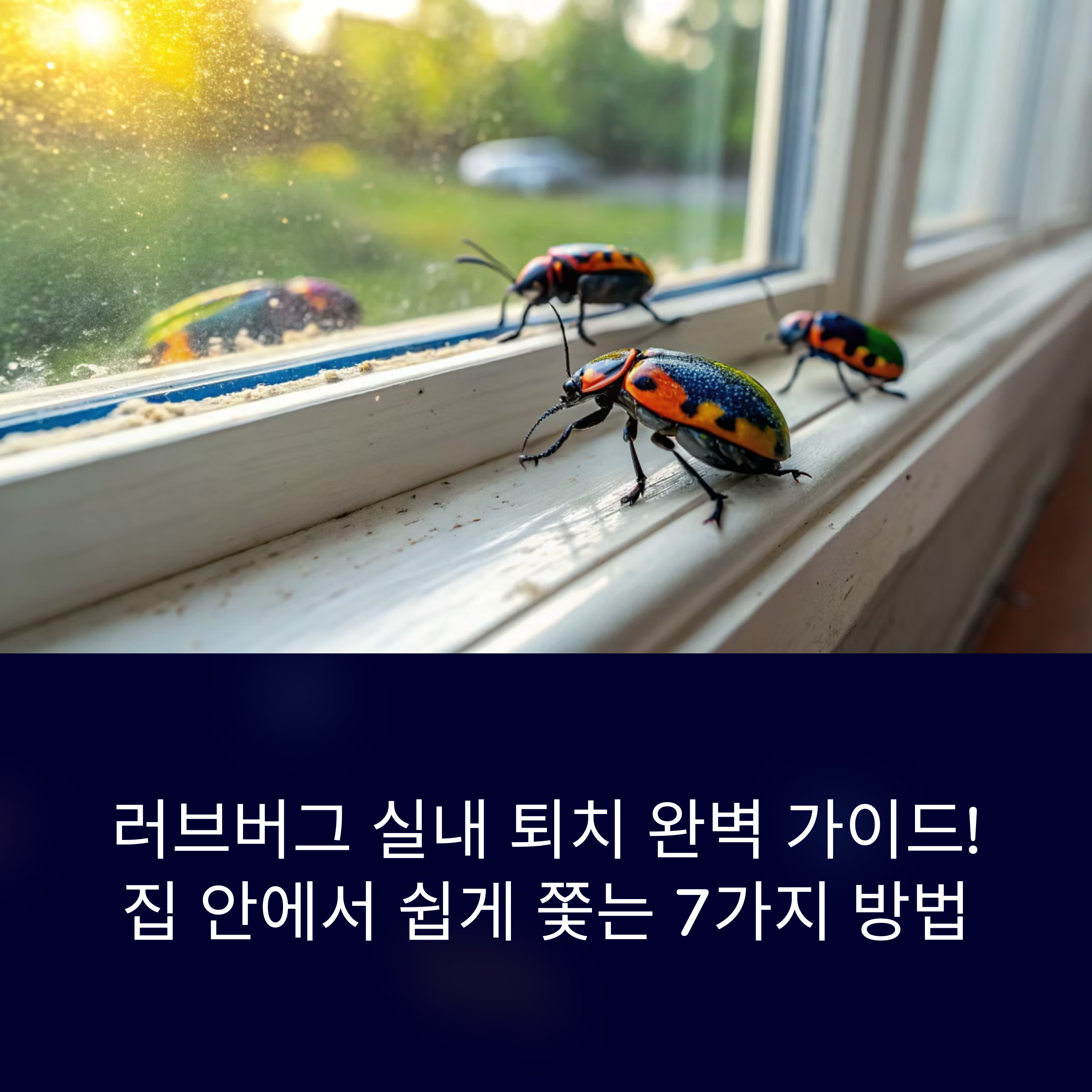러브버그 실내 퇴치 완벽 가이드! 집 안에서 쉽게 쫓는 7가지 방법