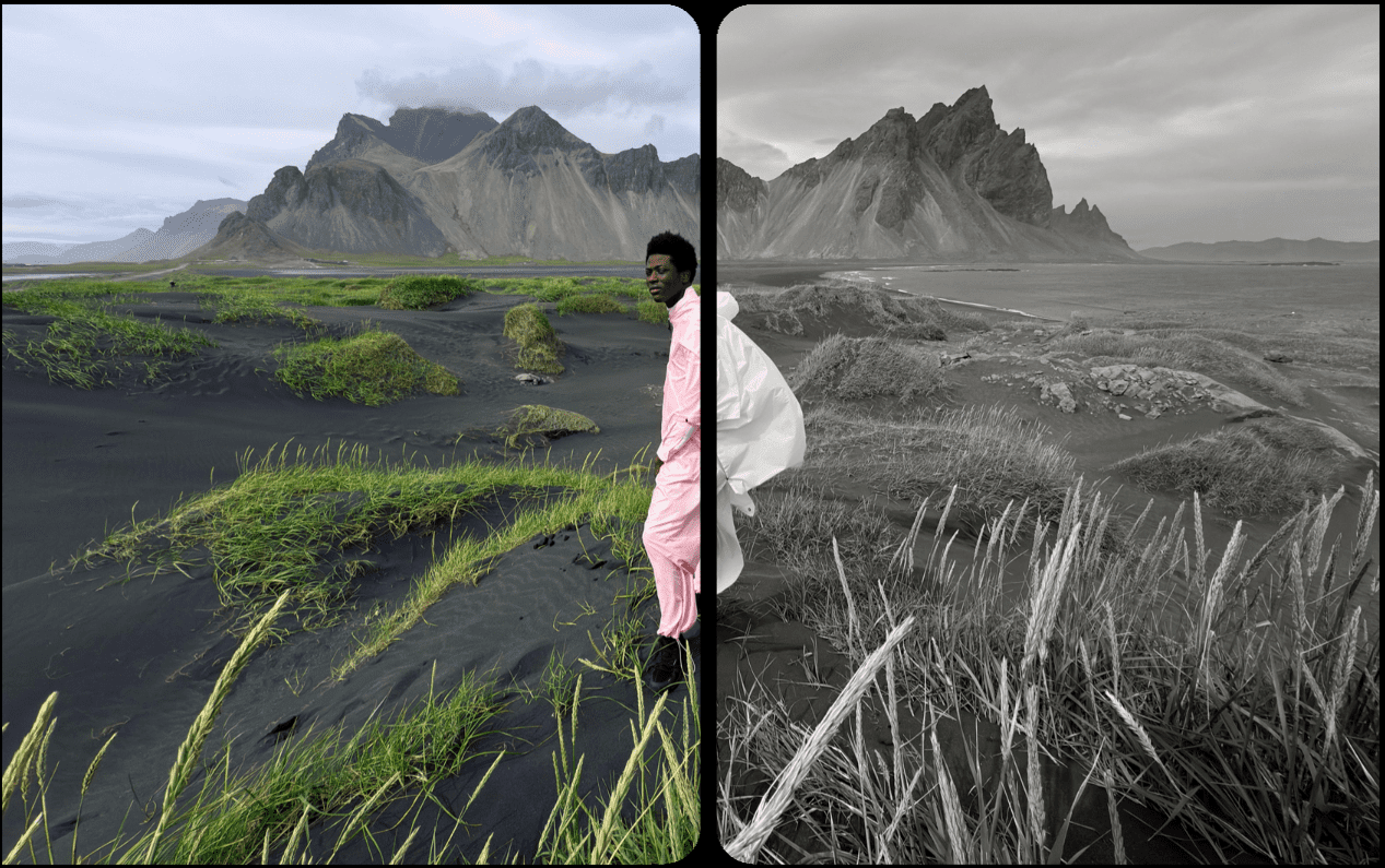 아이폰16 프로맥스 화질 조작 모습