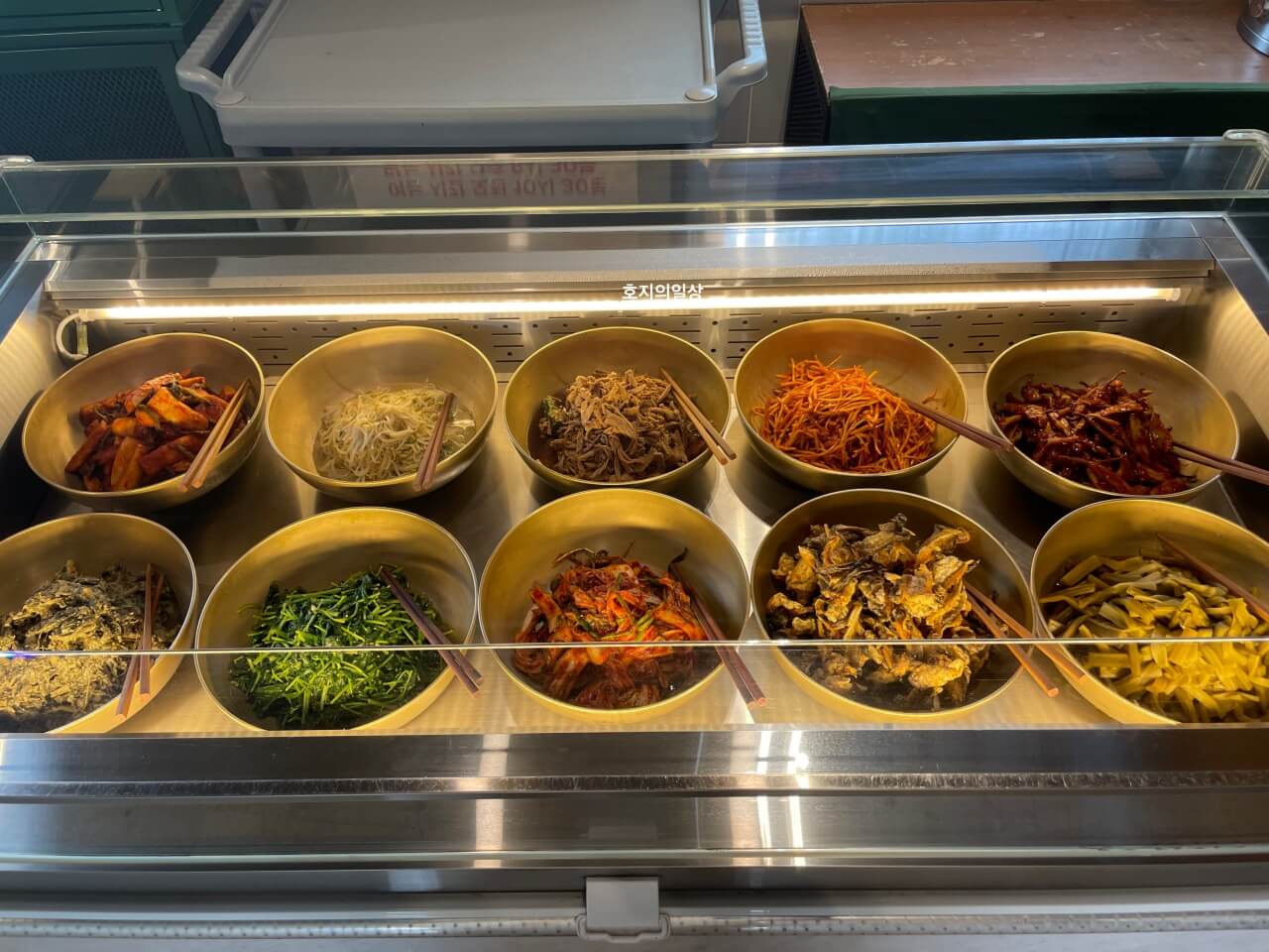 용인 수지 동천동 맛집 일호점미역 반찬 셀프바