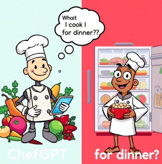 🍳👩🍳 '냉장고 재료로 뭐 해 먹지?' ChefGPT vs Crout: 당신의 '오늘 저녁'을 결정할 AI 셰프는?!