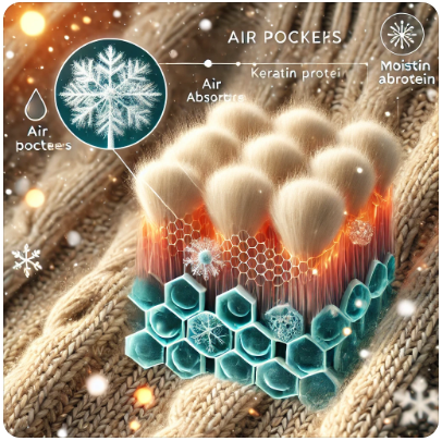 겨울마다 찾는 옷, 울의 따뜻함의 비밀