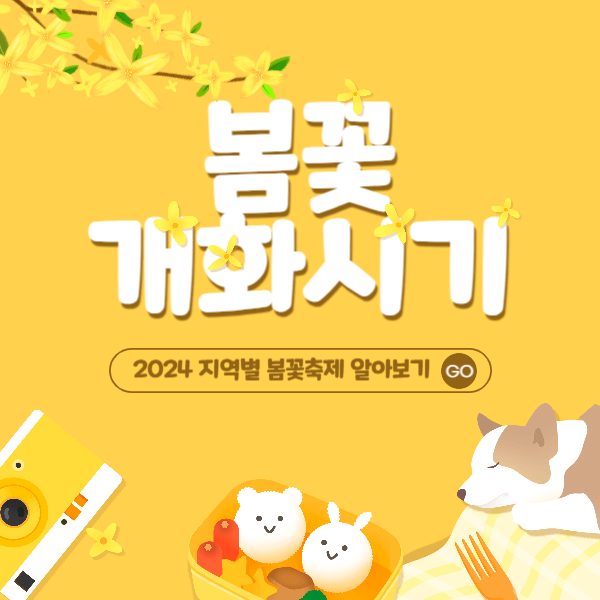 봄꽃 개화시기 2024 지역별 봄꽃축제