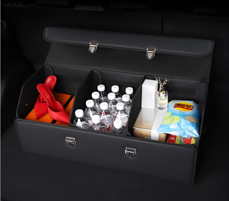 프리미엄 차량 정리 끝판왕! 셀레디언트 대용량 트렁크 정리함 (접이식 가죽) 사용 후기