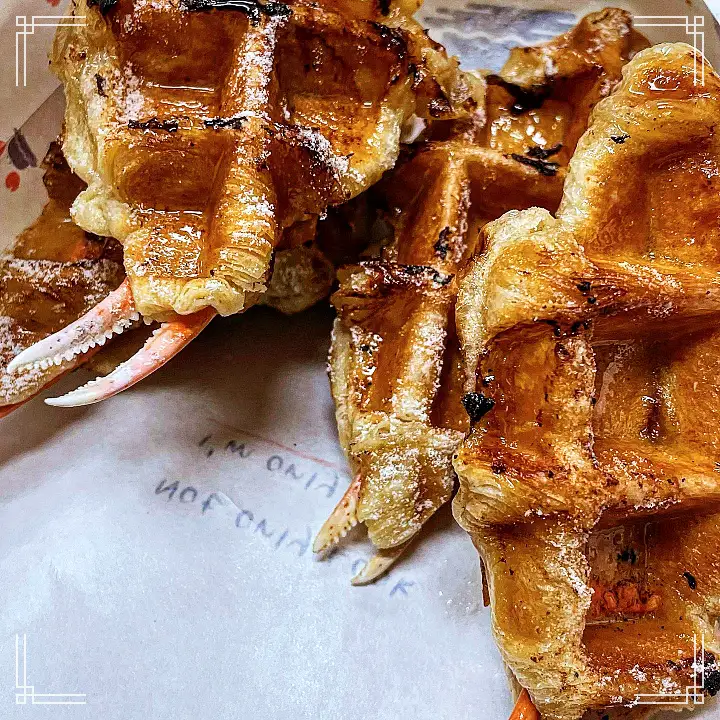대게빵 대게 집게다리 크로플 대게피자 크랩플 영덕 맛집