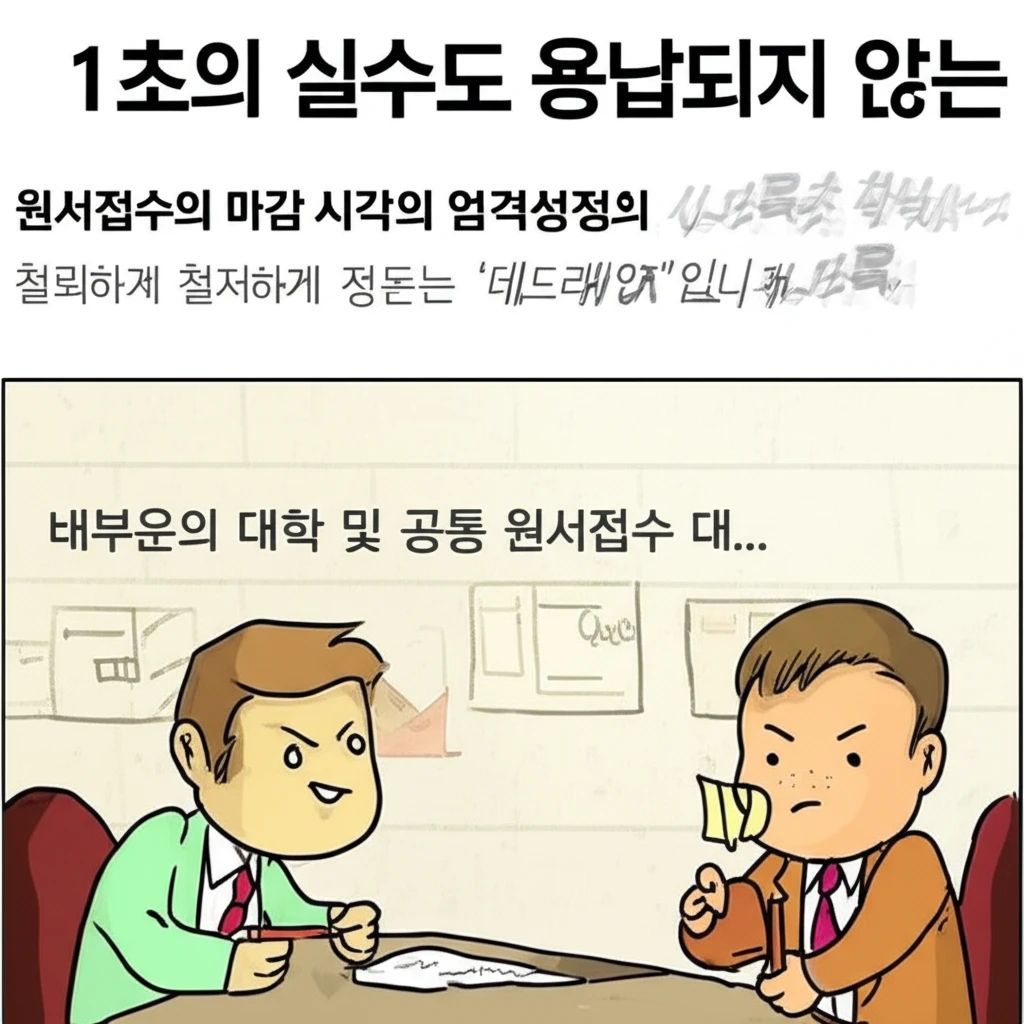 서버 혼잡 위험 구간 피하기 정시모집..
