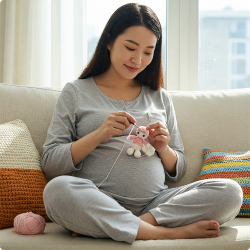 태교에 좋은 코바늘 인형 만들기