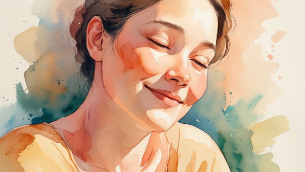 감정에 솔직할수록, 자신에게도 더 따뜻해질 수 있습니다에 관한 그림