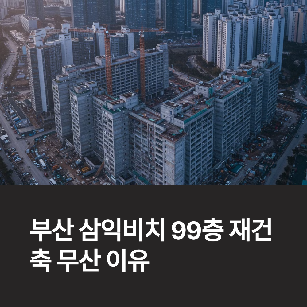 아파트 건설 형장 모습