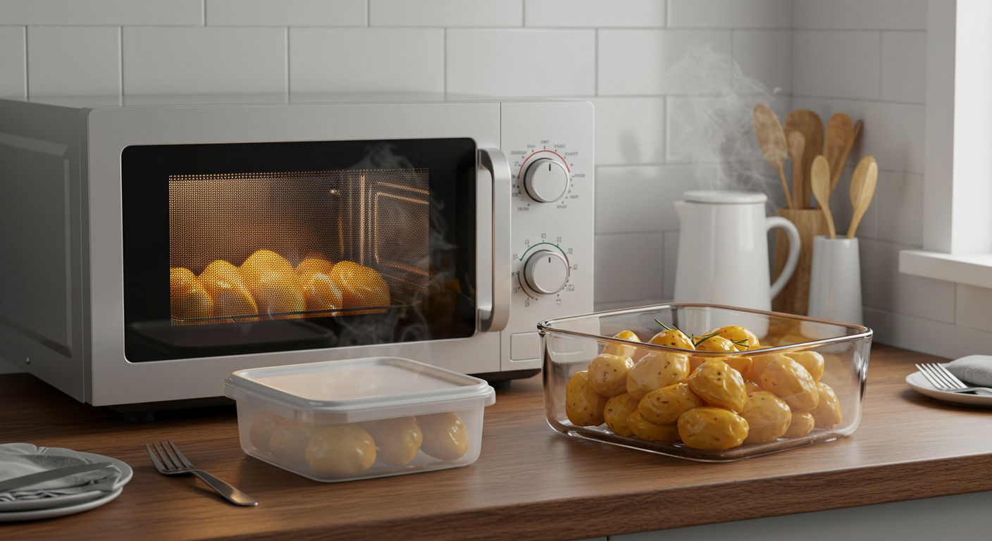 전자레인지 용기 사용