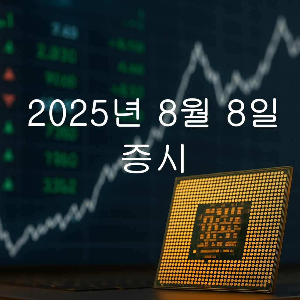 2025년 8월 8일 증시