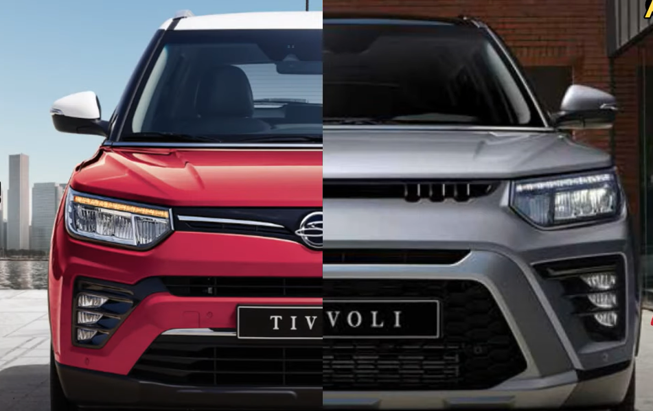 티볼리 페이스리프트 신구 비교