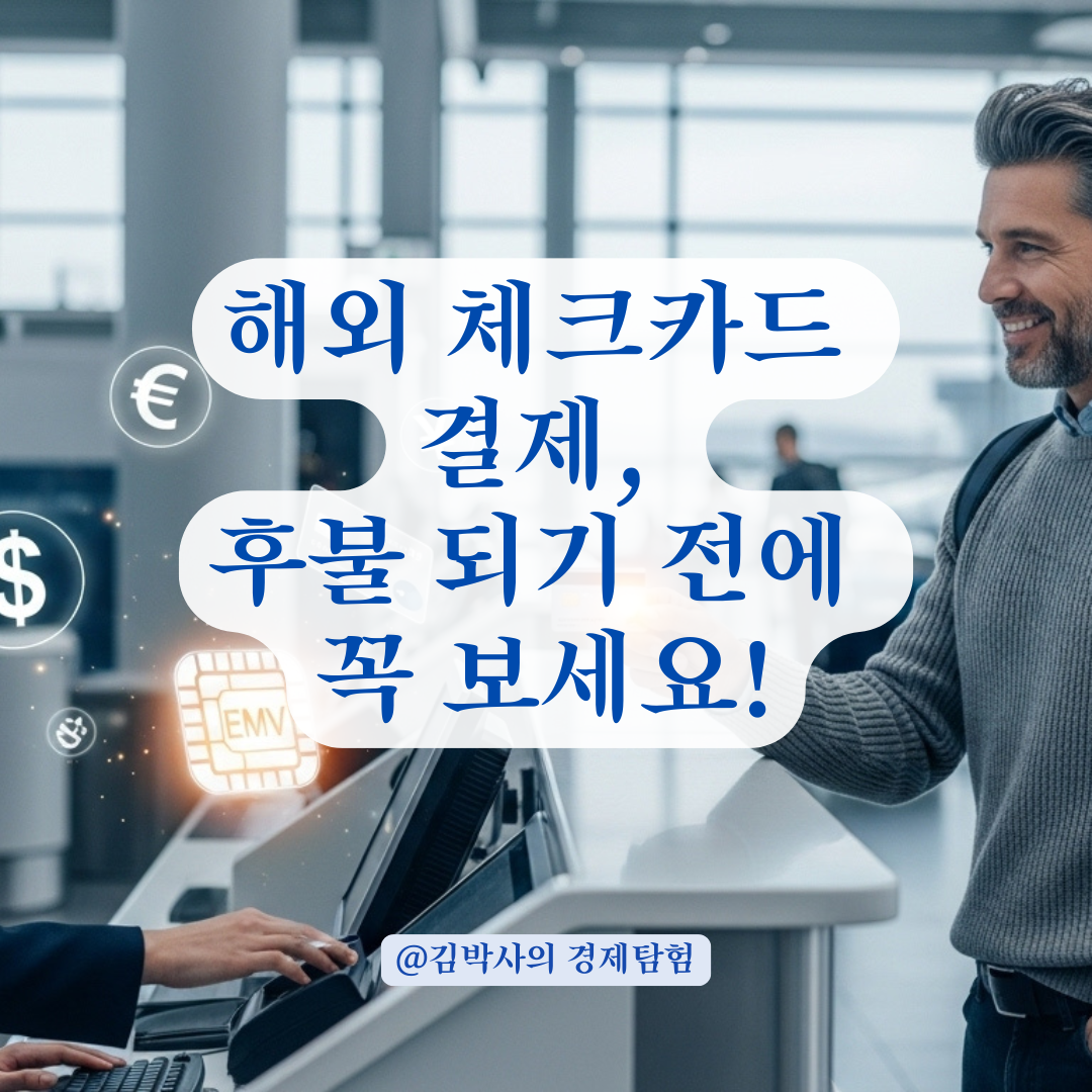 해외에서 한국 체크카드 후불결제 발생 시 꼭 확인해야 할 사항 정리.