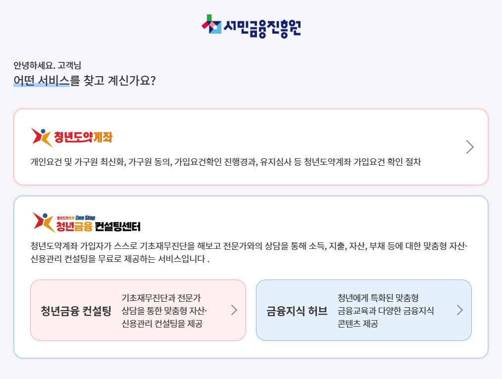 청년도약계좌 팜플렛